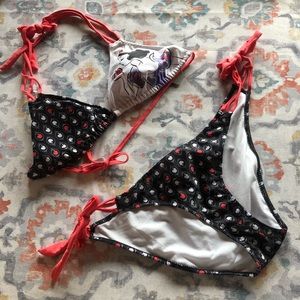 DISNEY Snow White Large bikini pink white black